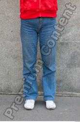 Leg Woman Casual Jeans Average Street photo references